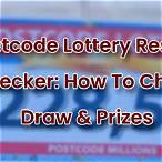 postcode lottery draw results